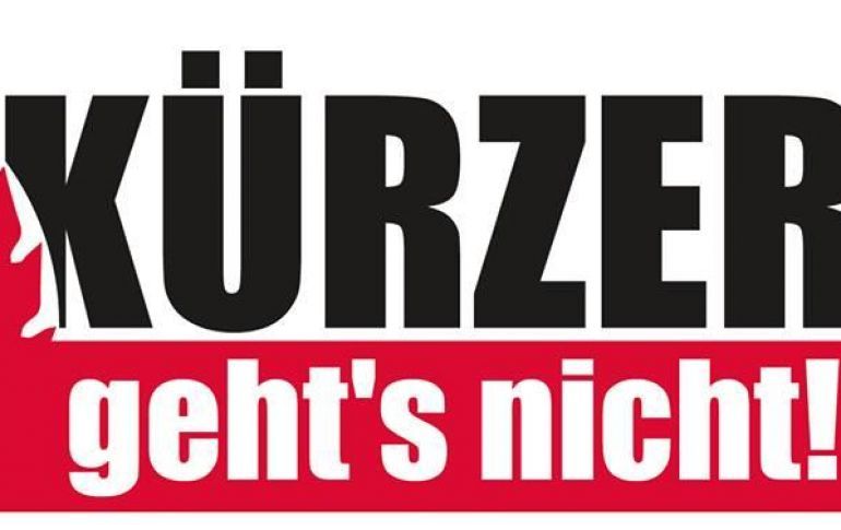 Kürzer geht' nicht