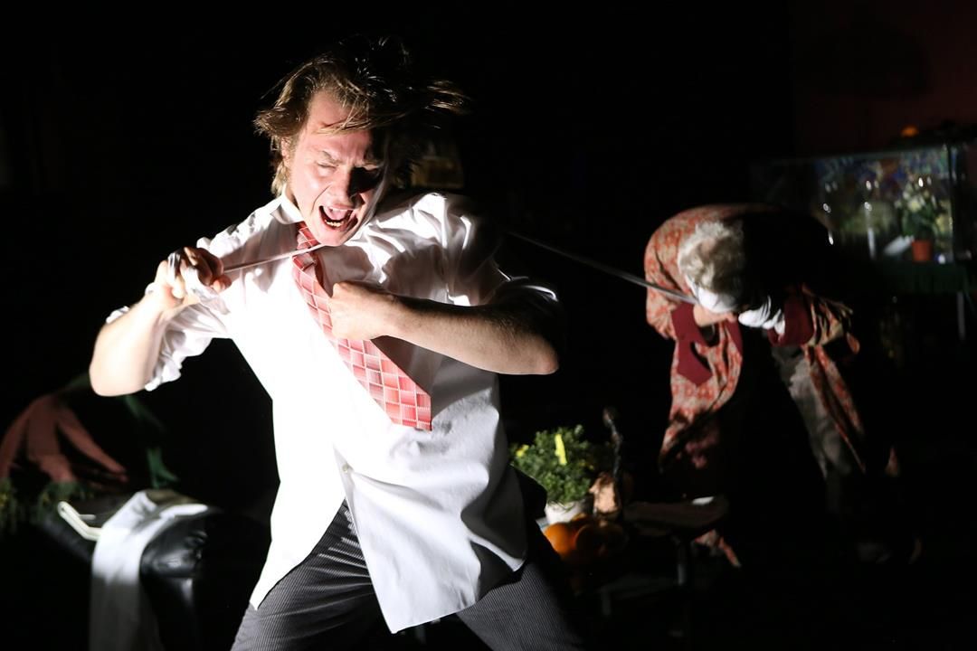 Daddy ist nicht nett zu Mr. Sloane: Manuel Harder und Michael Altmann. © Birgit Hupfeld